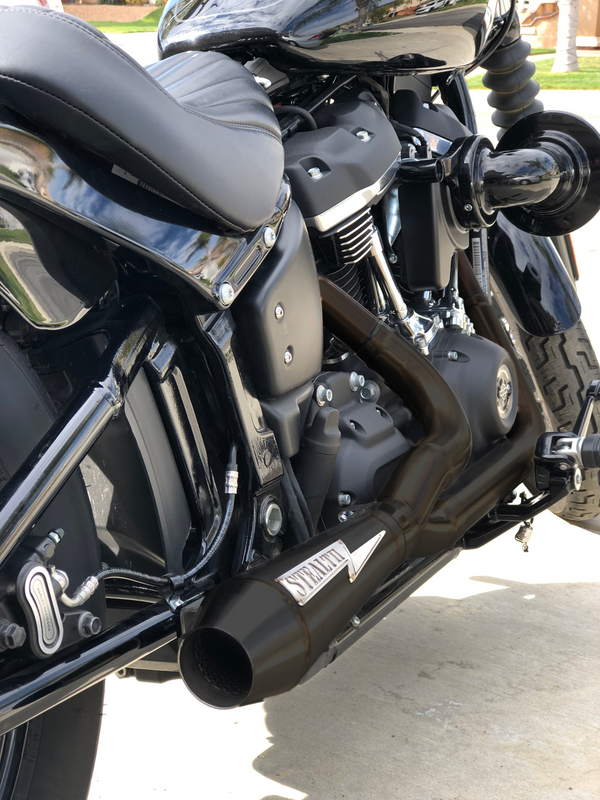 STEALTH PIPES 17-23 Softail/Lowrider/Fatbob/Streetbob Exhaust