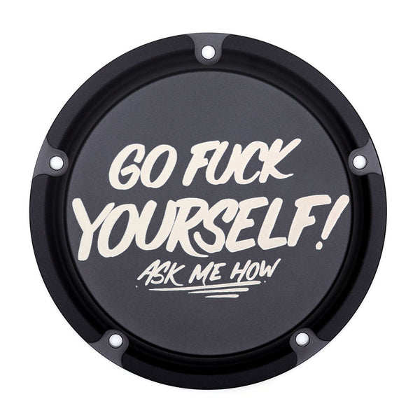 SDC Go Fuck Yourself Derby Cover (Twin Cam and EVO)
