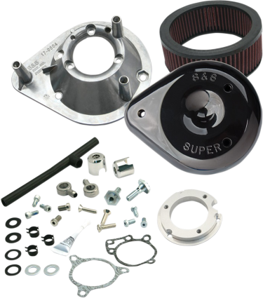 S&S Cycles Twin Cam Tear Drop Air Cleaner - Black