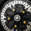 ARLEN NESS Titanium Floating Rotor Bolts, '14-'23 FLT / Gold