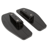 THRASHIN SUPPLY CO. Passenger Floorboards - Black - FL TSC-2205-1