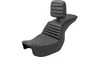 SADDLEMEN TOUR STEP UP SEAT W/ RIDER BACKREST - 06-17 DYNA