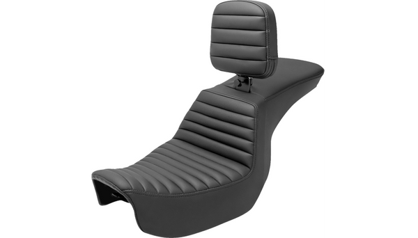 SADDLEMEN TOUR STEP UP SEAT W/ RIDER BACKREST - 06-17 DYNA