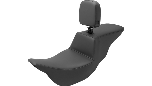 SADDLEMEN TOUR STEP UP SEAT W/ RIDER BACKREST - 08+ TOURING