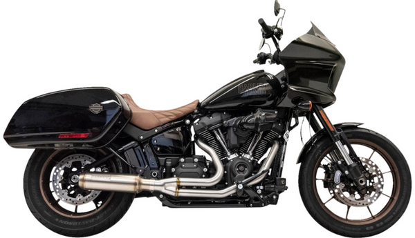 BASSANI XHAUST ROAD RAGE STAINLESS 2-INTO-1 EXHAUST SYSTEM - SUPER BIKE MUFFLER