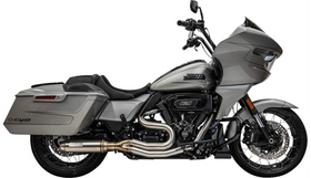 BASSANI 2-INTO-1 MID-LENGTH SUPER BIKE EXHAUST SYSTEM - STAINLESS STEEL