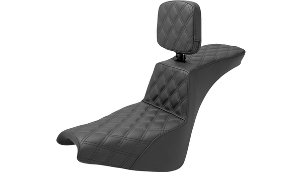 SADDLEMEN TOUR STEP UP SEAT W/ RIDER BACKREST - FXBB / FXST