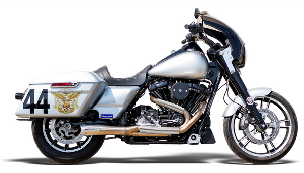 BASSANI Competition 2 Exhaust System, M8 BAGGER