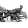 MUSTANG - WIDE REAR SEAT AND PILLION PAD - BLACK STUDDED VINYL - '09-20 TOURING