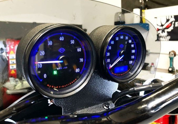 GUERRILLA CABLES 2014-2017 DYNA FXDL & FXDLS SPEEDO & TACH RELOCATION HARNESS