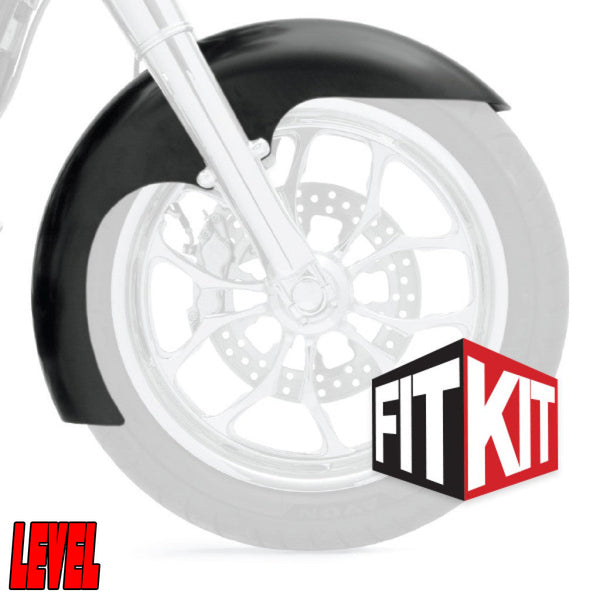 KLOCK WERKS TIRE HUGGER FRONT FENDER FIT KIT FOR HD 2014-2020 TOURING MODELS