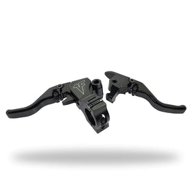 1FNGR - Signature Series Adjustable Easier Pull Clutch + Brake Lever Combo | Black - 2015+ Softail
