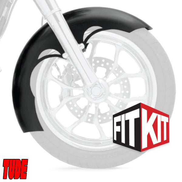 KLOCK WERKS TIRE HUGGER FRONT FENDER FIT KIT FOR HD 2014-2020 TOURING MODELS