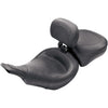 MUSTANG - WIDE SOLO SEAT W/ REMOVABLE BACKREST & REAR SEAT - VINTAGE STYLE - '97-07 TOURING