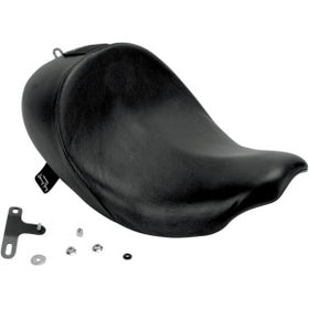 DANNY GRAY - BIGSEAT BACKREST CAPABLE SOLO SEAT - BLACK SMOOTH - '08-'18 TOURING