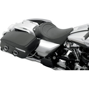 DRAG - SOLO SEATS WITH EX GLIDE II BACKREST OPTION - MILD STITCH - '97-'07 TOURING
