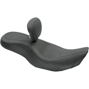 MUSTANG - WIDE TRIPPER SEAT W/ DRIVERS BACKREST - '99-07 TOURING