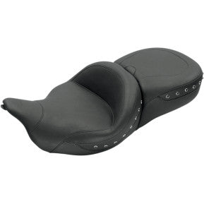 MUSTANG - SUPER TOURING SEAT - BLACK STUDDED - '08-20 TOURING