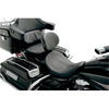 DANNY GRAY - PILLION PAD FOR AIRHAWK BIGSEAT BACKREST - DRAG STITCH W/ CHARCOAL THREAD - '08-'20 TOURING