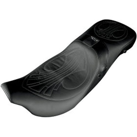 DANNY GRAY - AIRHAWK WEEKDAY 2-UP SEAT - DRAG STITCH W/ BACKREST RECEPTACLE - '08-'20 TOURING