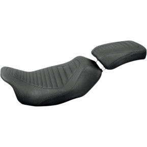 MUSTANG - TRIPPER SOLO SEAT - FRONT - TUCK AND ROLL - '08-20 TOURING