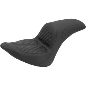 MUSTANG - DAVE PEREWITZ SIGNATURE SERIES FASTBACK 2-UP SEAT - '01-17 SOFTAIL