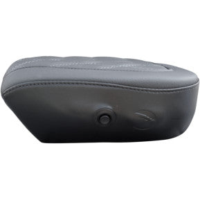 DANNY GRAY - PILLION PAD FOR AIRHAWK BIGSEAT BACKREST - DOUBLE DIAMOND STITCH W/ CHARCOAL GREY THREAD - '08-'20 TOURING