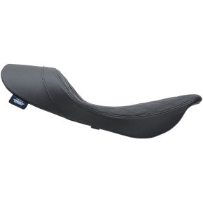 DRAG - LOW PROFILE FORWARD POSITIONED SEAT - DOUBLE DIAMOND STITCH, BLACK THREAD - '97-'07 TOURING