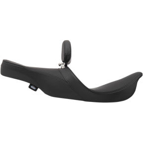DRAG - FORWARD POSITIONED 2-UP LOW PROFILE LEATHER SEAT- MILD STITCHED '97-'07 TOURING