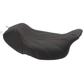 MUSTANG - REVERE JOURNEY SOLO SEAT - GRAVITY STITCH, RED THREAD - '08-20 TOURING