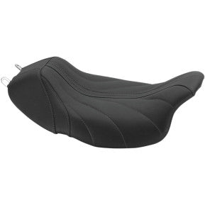 MUSTANG - REVERE JOURNEY SOLO SEAT - GRAVITY STITCH, GRAY THREAD - '08-20 TOURING