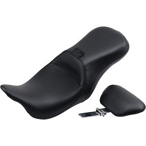 LE PERA - OUTCAST 2-UP SEAT WITH BACKREST - SMOOTH - '08-'21 TOURING