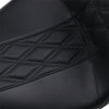 LE PERA - OUTCAST GT SEAT W/ BACKREST - PERFORATED BLACK DOUBLE DIAMOND 2UP SEAT - '08-'21 TOURING
