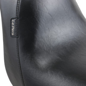 LE PERA - BARE BONES SOLO SEAT - BLACK, SMOOTH WITH BIKER GEL - '06-17 SOFTAIL