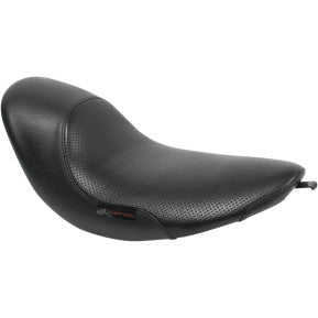 RSD - TRACKER FENDER SOLO SEAT - VINTAGE, BLACK WITH STITCHED LOGO - '00-20 SOFTAIL