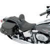 DRAG - SOLO SEAT WITH EZ GLIDE II BACKREST OPTION - SMOOTH, SOLAR REFLECTIVE LEATHER - '00-06 SOFTAIL