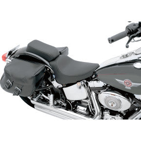 DRAG - SOLO SEAT - SMOOTH, SOLAR REFLECTIVE LEATHER - '00-17 SOFTAIL