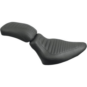 MUSTANG - TRIPPER REAR PASSENGER SEAT - TUCK AND ROLL - '00-17 SOFTAIL