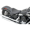 DRAG - LOW PROFILE SOLO SEAT - SMOOTH, SOLAR REFLECTIVE LEATHER - '11-17 SOFTAIL