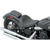 DRAG - SOLO SEAT WITH EZ GLIDE II BACKREST OPTION - SMOOTH, SOLAR REFLECTIVE LEATHER - ''11-17 SOFTAIL