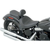 DRAG - SOLO SEAT WITH EZ GLIDE II BACKREST OPTION - SMOOTH, SOLAR REFLECTIVE LEATHER - ''11-17 SOFTAIL