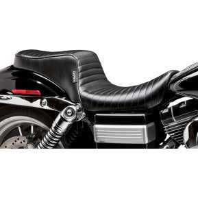 LE PERA - CHEROKEE 2-UP SEAT - BLACK, TUCK AND ROLL - '06-17 DYNA