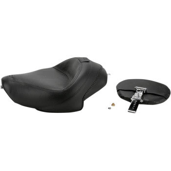 MUSTANG - WIDE STYLE SOLO SEAT WITH REMOVABLE DRIVERS BACKREST - '04-21 XL