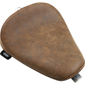 DRAG - BOBBER SOLO SEAT - DISTRESSED BROWN LEATHER - '10-21 XL