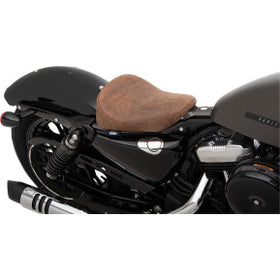 DRAG - BOBBER SOLO SEAT - DISTRESSED BROWN LEATHER - '10-21 XL