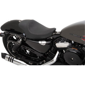 DRAG - 3/4 LOW SOLO SEAT - BLACK, SMOOTH - '04-21 XL