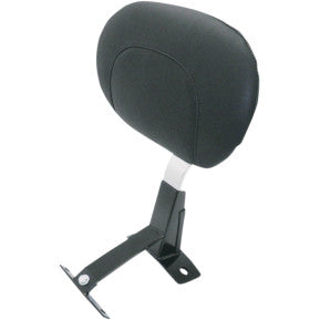 MUSTANG - DRIVER BACKREST KIT - SMOOTH, NO STUD - '09-20 TOURING