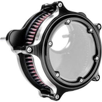PERFORMANCE MACHINE - VISION AIR CLEANER - CONTRAST CUT - TOURING & SOFTAIL