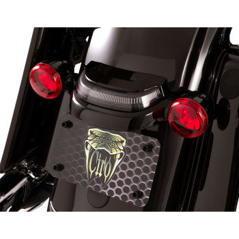 CIRO - CROWN TAILIGHT WITH LIGHTSTRIKE TECHNOLOGY - CHROME WITH LIGHT SMOKED LENS - '14-21 TOURING