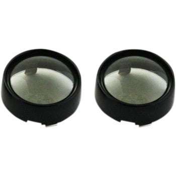 CUSTOM DYNAMICS - PROBEAM BLACK BEZEL WITH SMOKE LENSES FOR BULLET TURN SIGNALS - '00-21 XL, DYNA, SOFTAIL, &TOURING